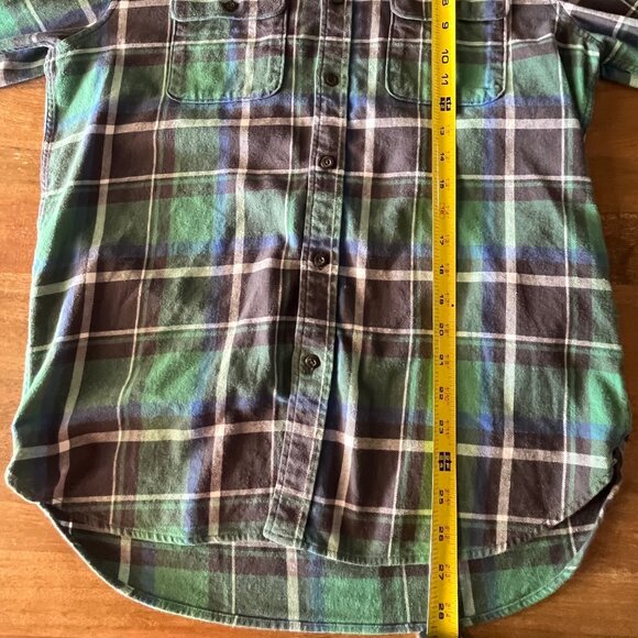 Lucky Brand Saturday Stretch Men's Medium Shirt Plaid Deebo Flannel Multicolor - Picture 6 of 9